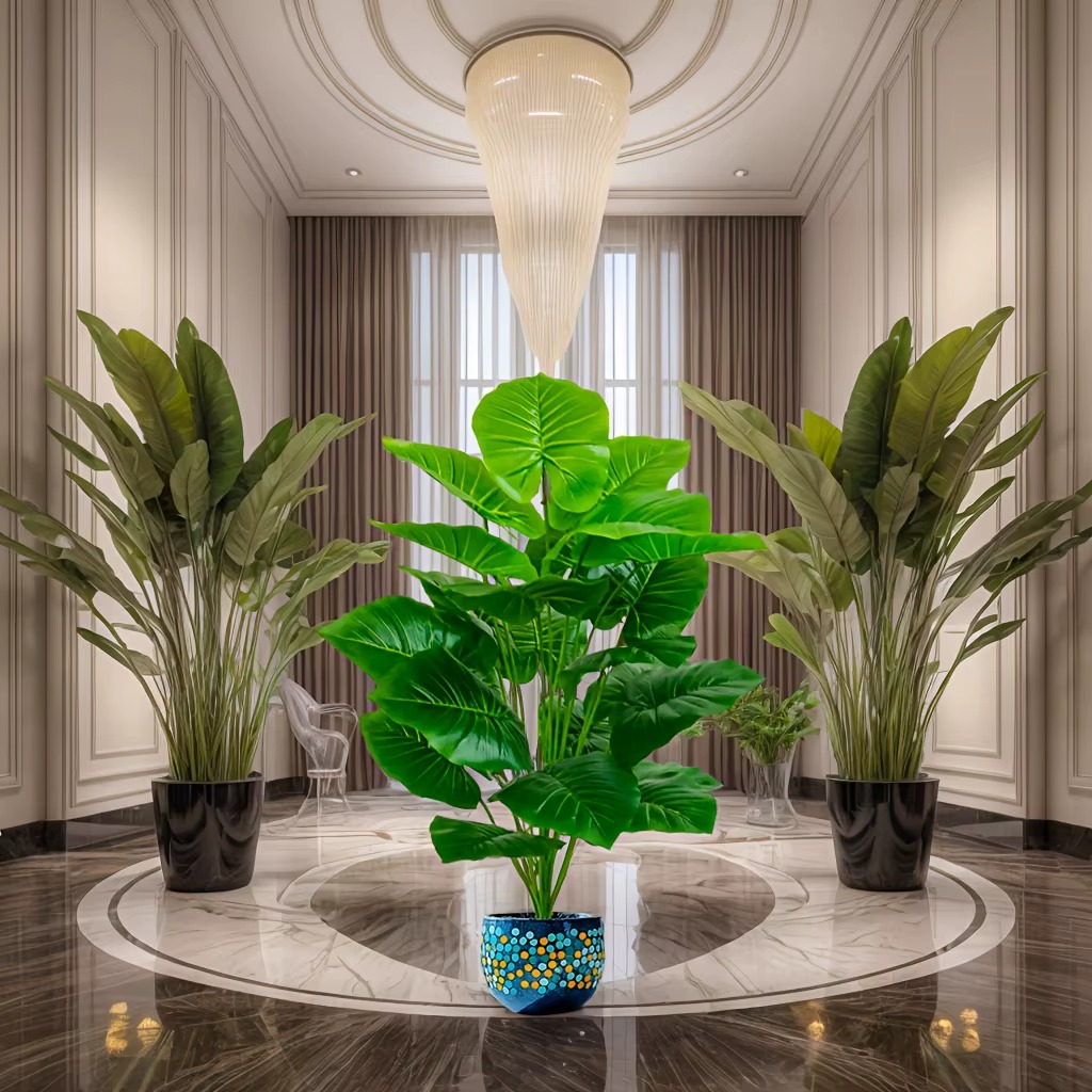 1 Pcs 60-105cm Lifelike Artifi - Monstera Adansonii 评论和价格