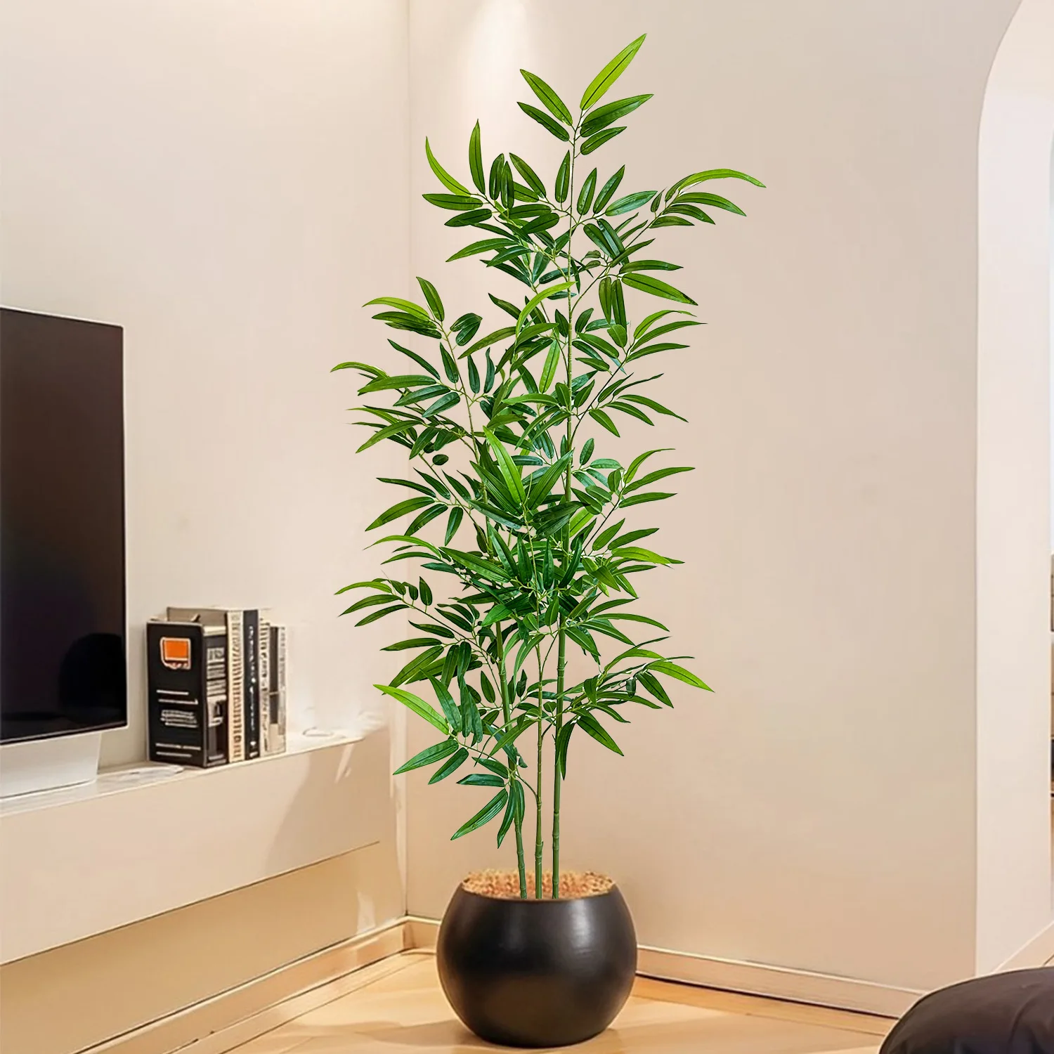 Artificial Green Bamboo Fadele - Dracaena Marginata 评论和价格
